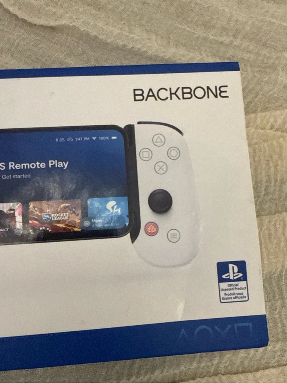 Sony Backbone Mobile Controller - White and Black